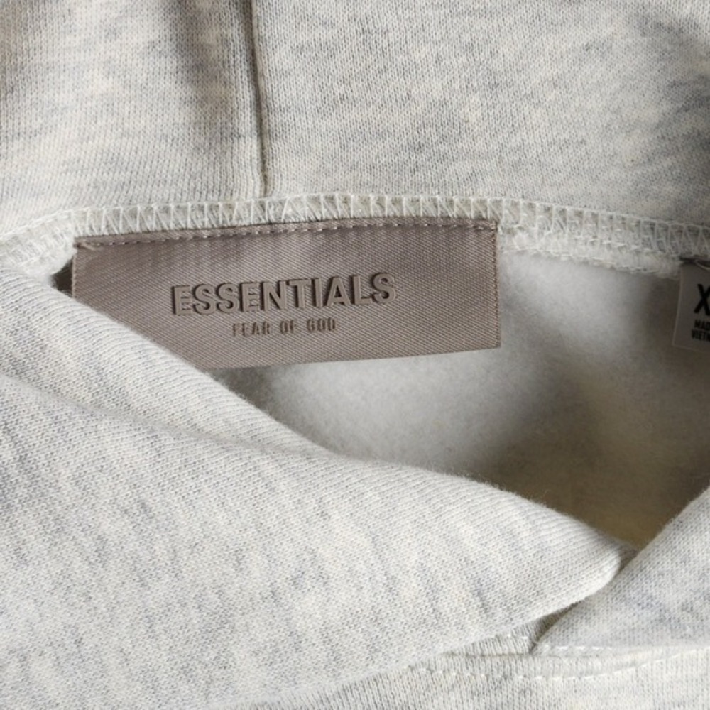 Fear Of God Essentials Hoodie Light Oatmeal Men's XS - Picture 7 of 11